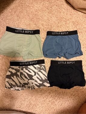 Little Bipsy Boys' Boxer Briefs - Black, Light Gray, Blue